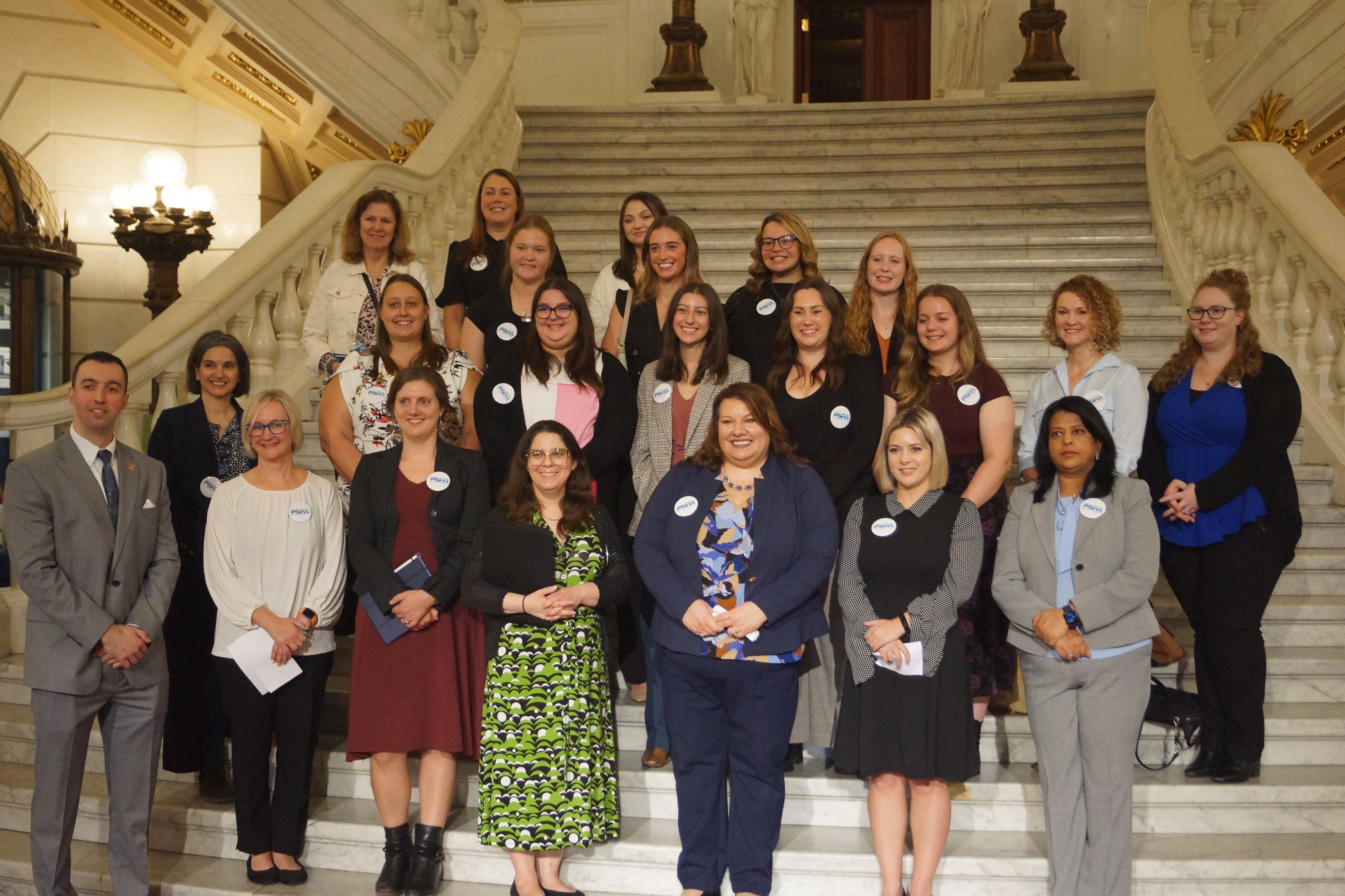 PSHA advocates in the Harrisburg Capitol Rotunda