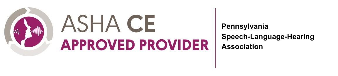 ASHA CE Approved Provider